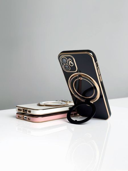Holder Glitter Shining case iPhone 15 Pro - Deep Purple 490334 фото