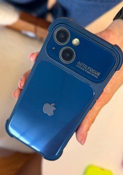 Silicone Edge Logo iPhone 13 Pro - Blue 43104 фото