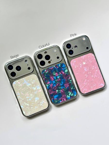 Metallic Candy Case Logo iPhone 13 Pro - Beige 43826 фото